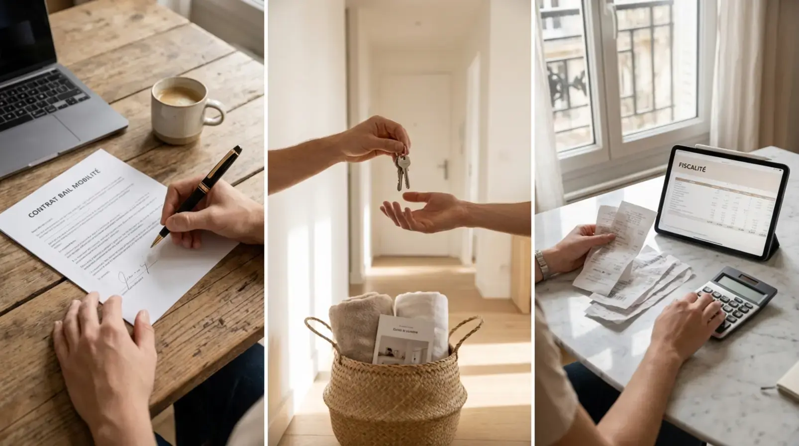 Réalisation d’un état des lieux d’entrée avec inventaire du mobilier en location meublée