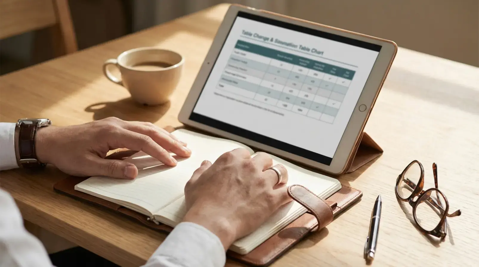 Tableau récapitulatif des conditions du bail mobilité sur ordinateur portable (écran non lisible)