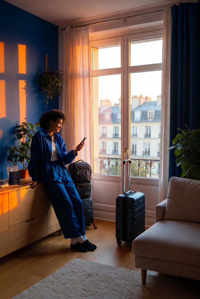 Locataire partant en voyage