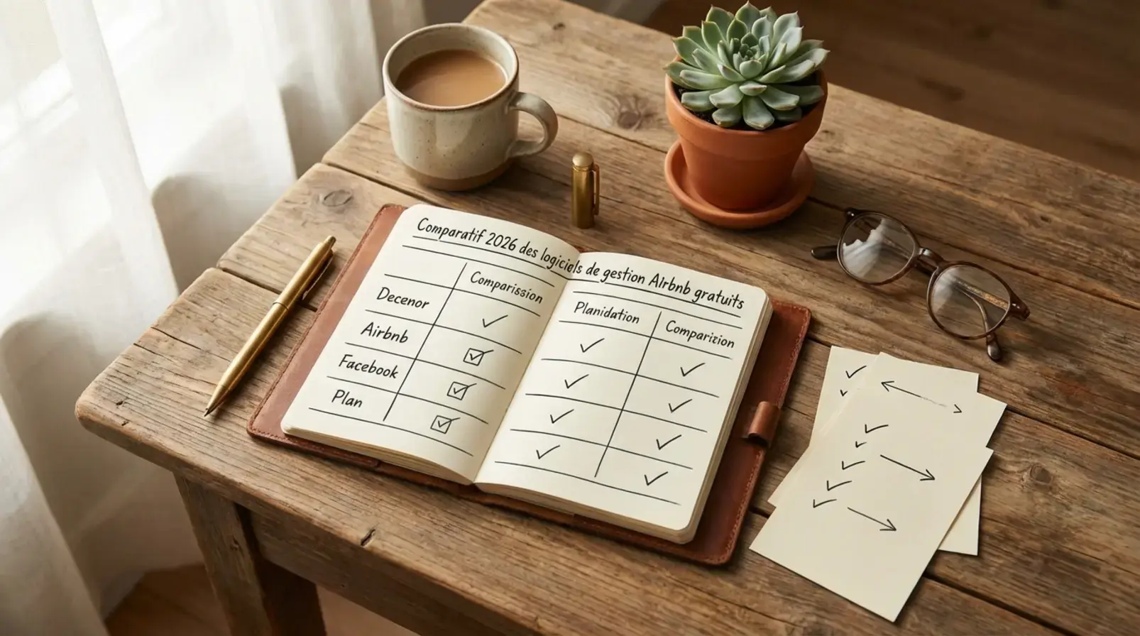 Tableau comparatif des options de logiciel de gestion Airbnb gratuit, freemium et essai