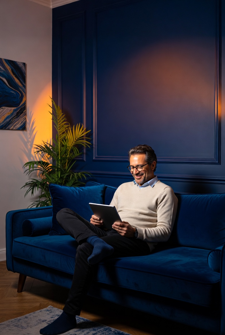 François suit ses revenus depuis son canapé