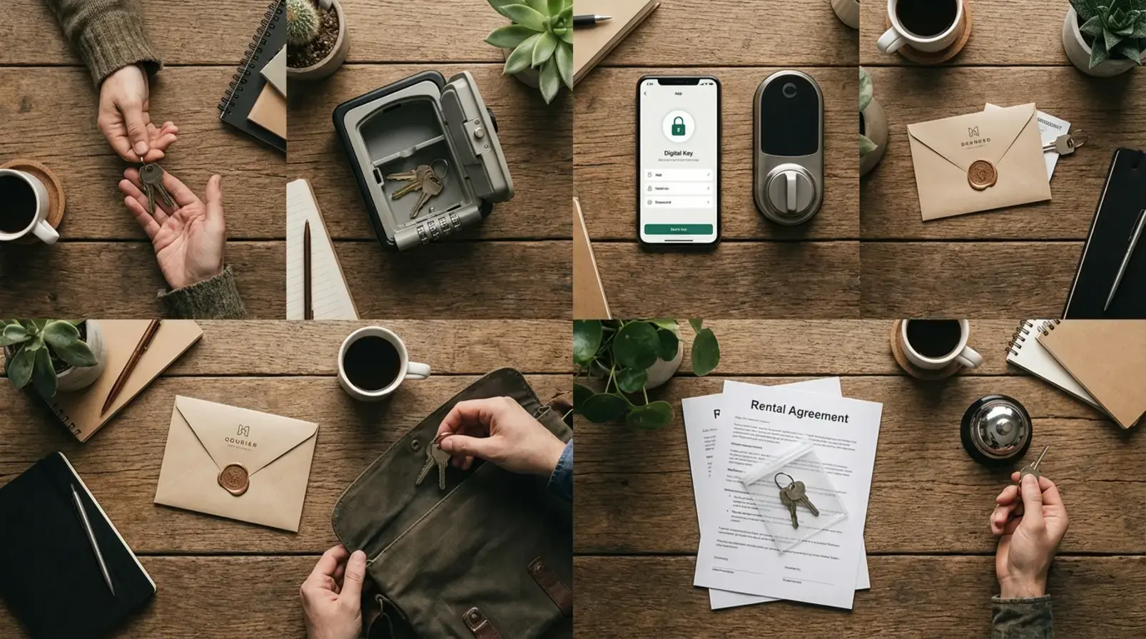 Solutions pour remise de clés Airbnb : boîte à clés, serrure connectée et trousseau