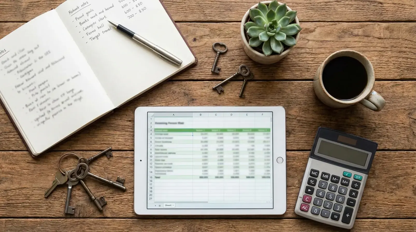 Calcul de rentabilité Airbnb net et net-net avec feuille de calcul, notes de charges et calendrier d’occupation
