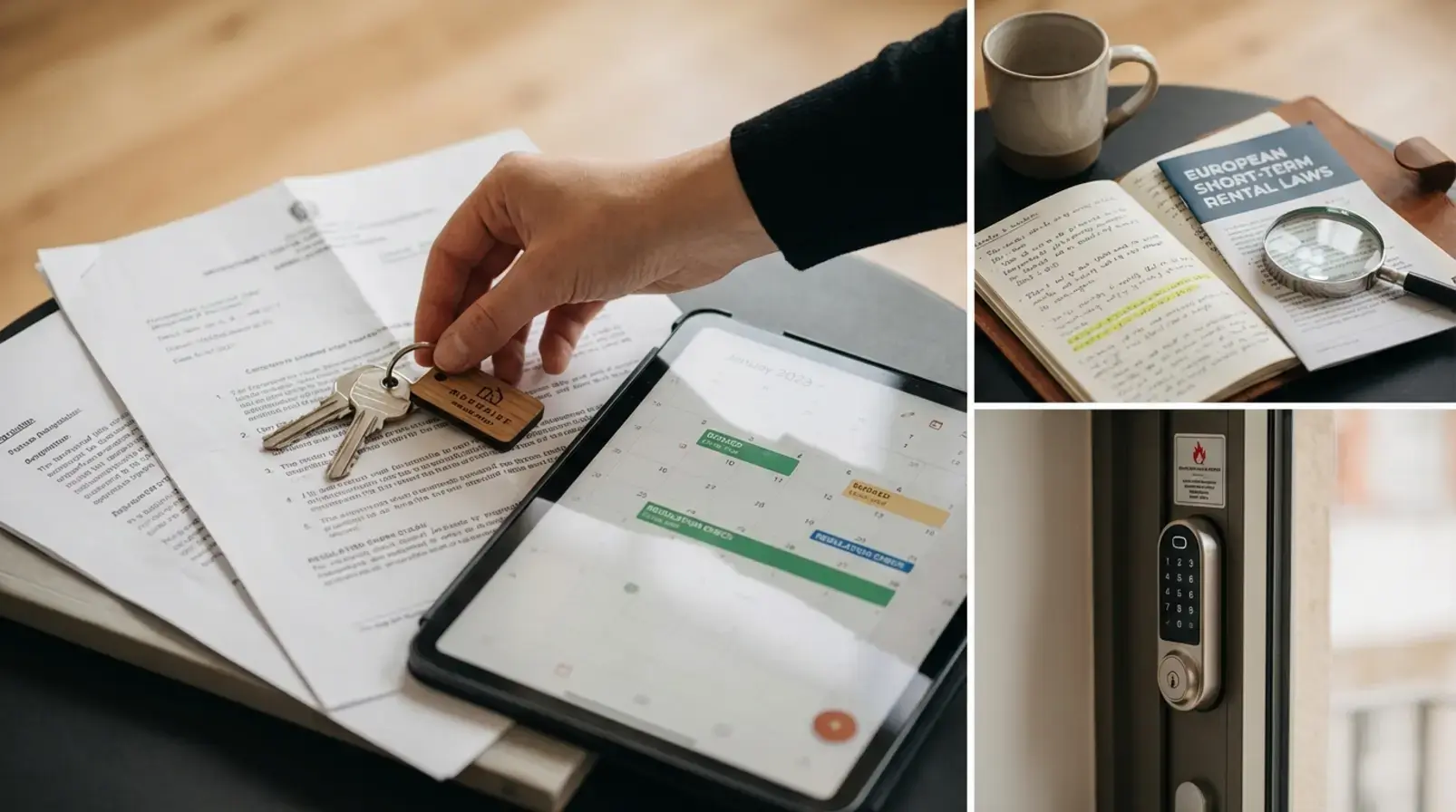Documents de réglementation et checklist de conformité pour location courte durée en Europe