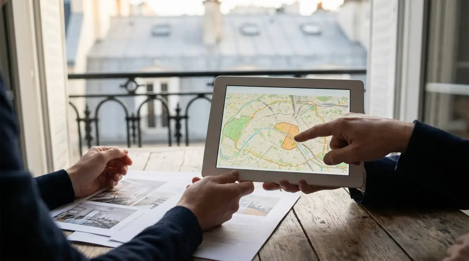 Plan de Paris utilisé pour analyser la rentabilité Airbnb par quartiers et proximité des gares