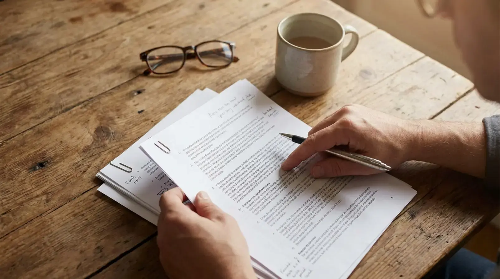 État des lieux et inventaire de sous-location sur tablette avec dossier de documents et clés