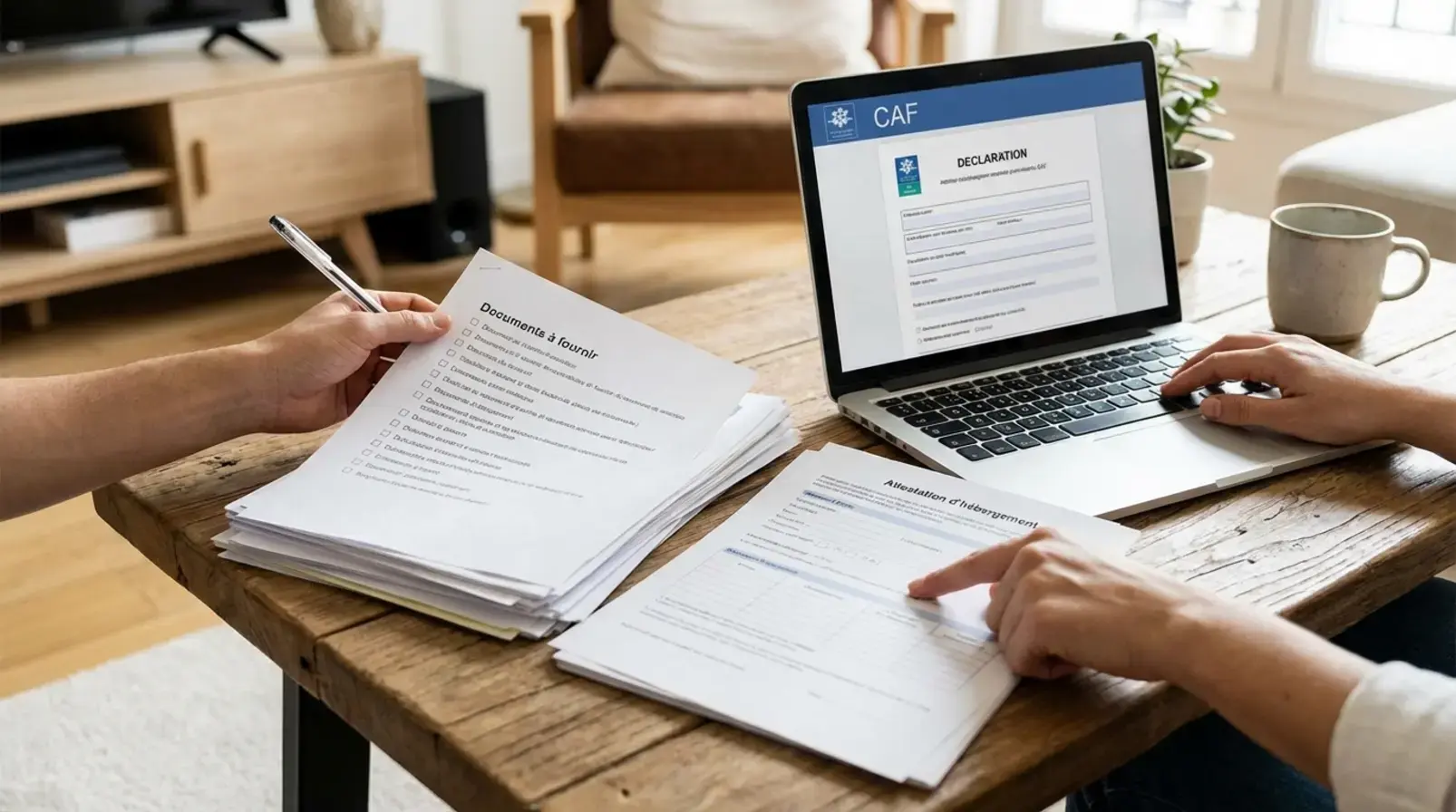 Préparation d’un dossier de régularisation de sous-location avec pièces justificatives