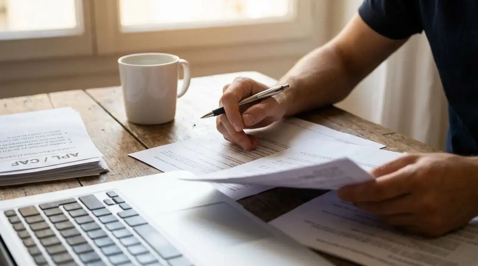 Tableur de recalcul de budget logement et aides, sur ordinateur portable