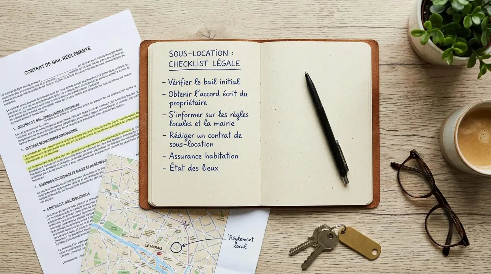 Checklist légale pour vérifier un bail avant une sous-location professionnelle
