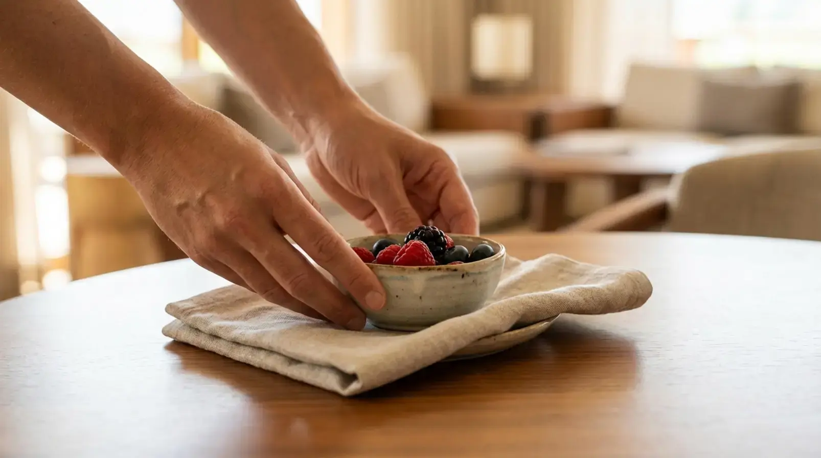 Remise de clés et préparation du linge pour une location courte durée à Paris